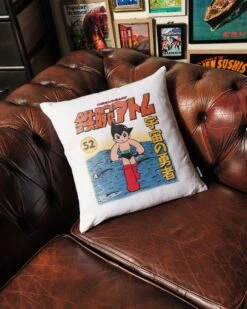 Astro Boy Moon Cushion -Threadheads Clothing Astro Boy Moon White Cushion Lifestyle