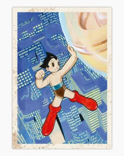 Astro Boy City Art Print -Threadheads Clothing Astro Boy City Cream Wall Art Mock Up 1 fdb22f2a 7644 4176 a23b 0d0153a01744