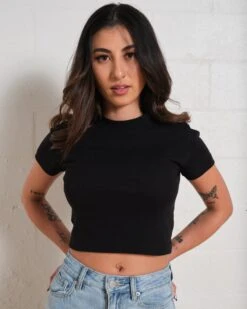 Baby Tee 2 Pack: Black -Threadheads Clothing BabyTeeBlankTemplate 10 3