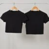 Baby Tee 2 Pack: Black -Threadheads Clothing BabyTeeBlankTemplate 1dce7ee9 461f 4ce6 bd50 e14e30235d6b