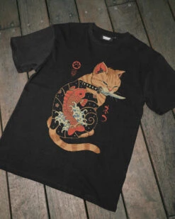 Carp Tattooed Cat T-Shirt -Threadheads Clothing BestSelling IGVariation 32