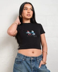 Call Me Papa Baby Tee -Threadheads Clothing Black Baby Tees Front 1 70f9ef72 7a7e 4027 8f9c 0e34b2d17dbc