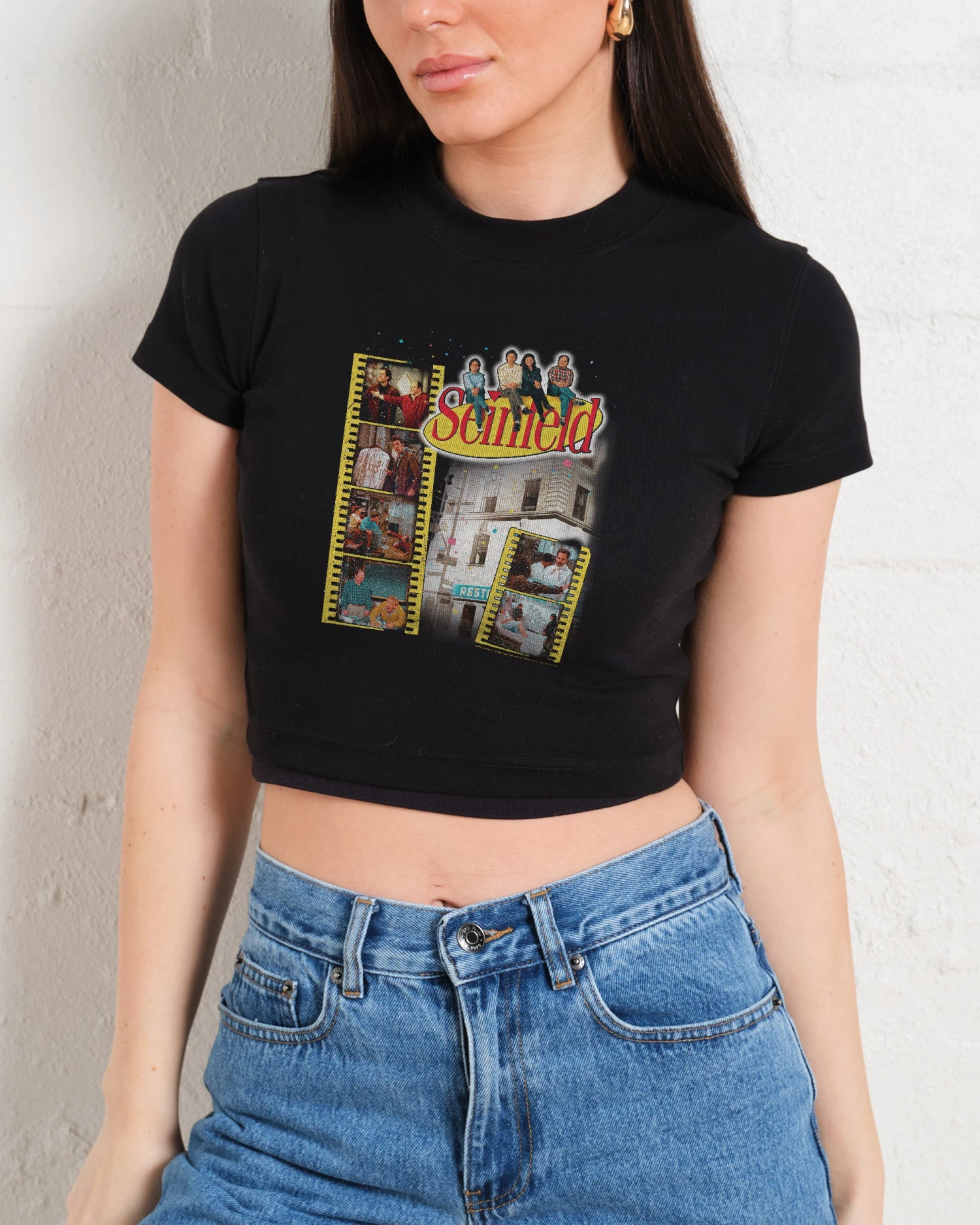 Seinfeld Scenes Baby Tee 3 Seinfeld Scenes Baby Tee