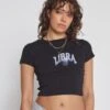 The Libra Baby Tee -Threadheads Clothing Black Close Up Baby Tees Front 1 52d94057 b5a3 48e6 907c b1f83e40d2d7