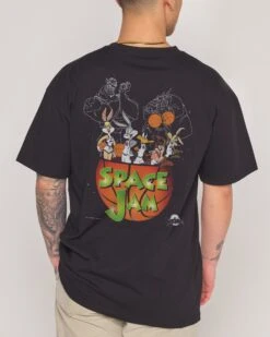 Looney Tunes Space Jam Stars T-Shirt -Threadheads Clothing Black Close Up Back c8a8adb8 860f 4d08 a52d 1cf06e812cd5