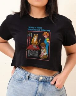 Kitty's First Offering Crop Tee