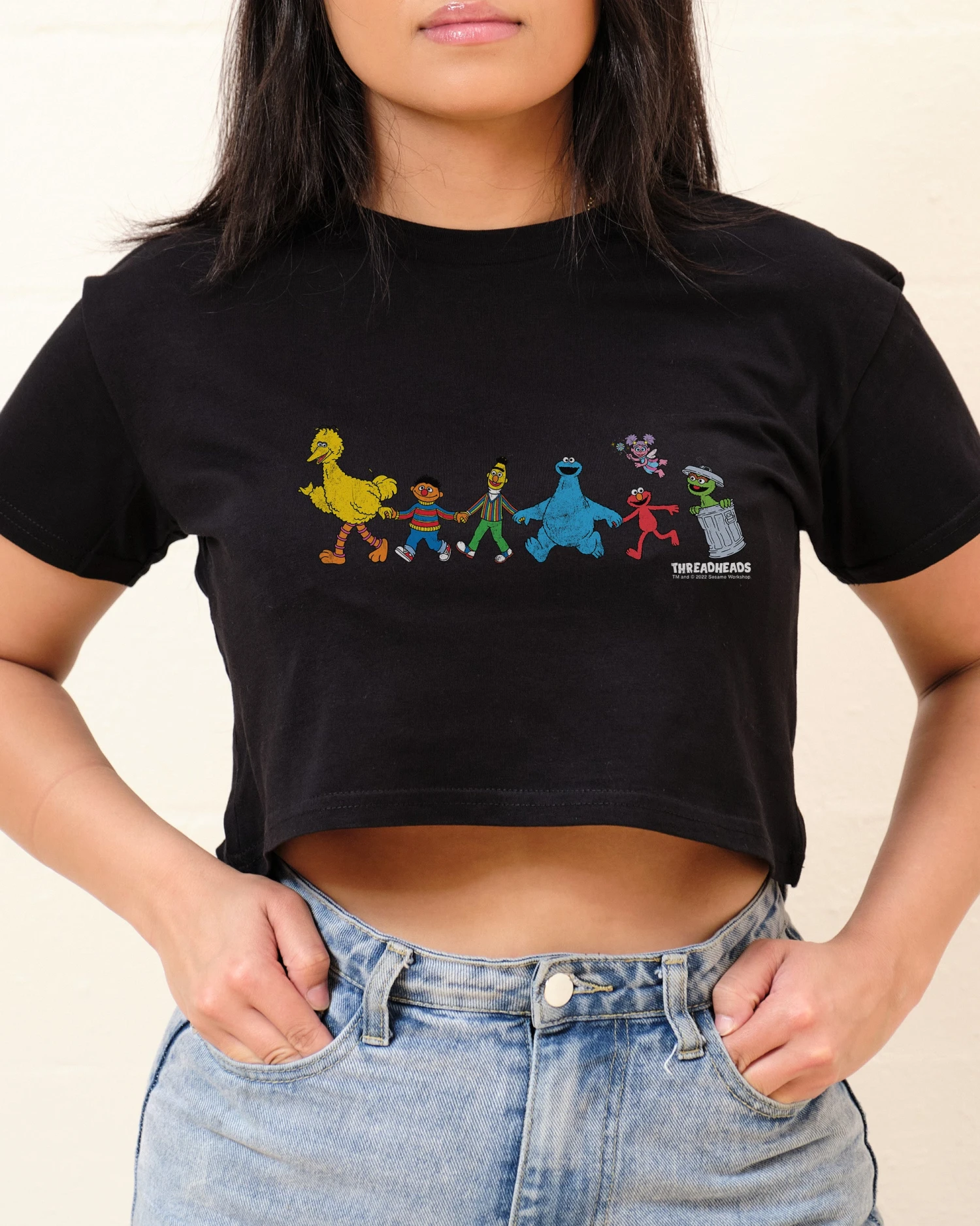 Sesame Street Walk With Me Crop Tee 3 Sesame Street Walk With Me Crop Tee
