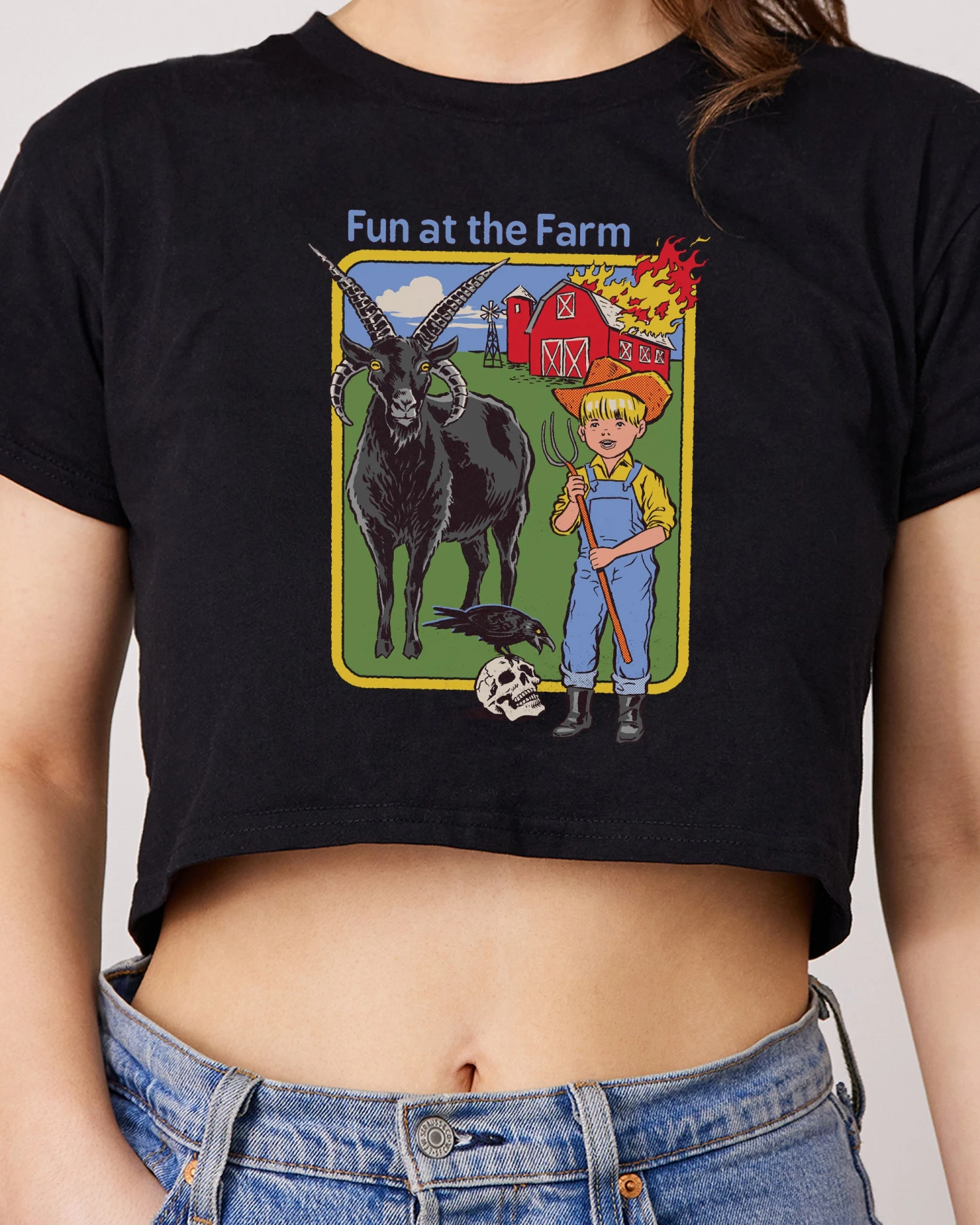 Fun At The Farm Crop Tee 4 Fun At The Farm Crop Tee - Image 2