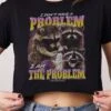 I Am The Problem Crop Tee -Threadheads Clothing Black CropTeeFront eb5bdb9d 806b 446a 90ee 363d7be32a36