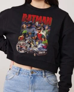 DC Batman Vintage Crop Jumper