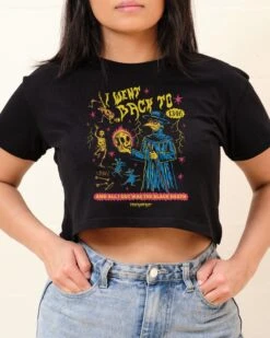 Black Death Crop Tee