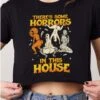 There's Some Horrors In This House Crop Tee -Threadheads Clothing Black Crop Tee Front 6c139f53 8da0 40ff 8eea 229acf6a5c05
