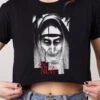 The Nun Crop Tee -Threadheads Clothing Black Crop Tee Front a50d2a0e 2e0d 4a8a 916c df2eaa0ac6c0
