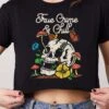 True Crime And Chill Crop Tee -Threadheads Clothing Black Crop Tee Front d7c9e1f5 6ea0 4f42 846c f215037a353e