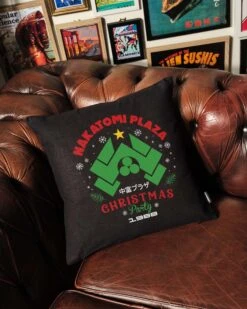 Nakatomi Christmas Party 1988 Cushion -Threadheads Clothing Black Ecom 5de32fad 4643 40ec a1a4 7dd9bf3f34fb