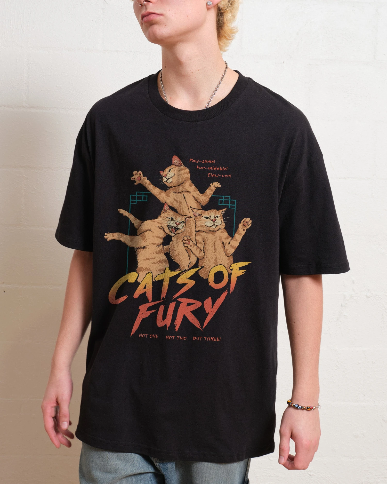 Cats Of Fury T-Shirt 4 Cats Of Fury T-Shirt - Image 2