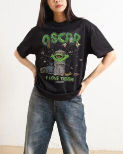 Sesame Street Oscar I Love Trash T-Shirt