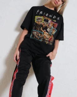 Friends Vintage T-Shirt 10 Friends Vintage T-Shirt -Threadheads Clothing Black Front 77429e6e 4f08 4825 bf93 7dbbc89c9774