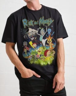 Rick And Morty Vintage T-Shirt 12 Rick And Morty Vintage T-Shirt -Threadheads Clothing Black Front 8a201e15 f8d1 4e03 8168 4f37ebdbe020