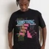 Always Up To Something T-Shirt -Threadheads Clothing Black Front 8ffd633c 6757 40d0 a786 088fe6f9a569