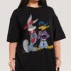 Looney Tunes Bugs & Daffy West Coast T-Shirt 1 Looney Tunes Bugs & Daffy West Coast T-Shirt -Threadheads Clothing Black Front d3d1d6d9 9093 4848 8b21 fad7e4e39e73