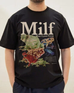 Man I Love Frogs T-Shirt -Threadheads Clothing Black Front dbb9fdbe 147e 4647 b0cb bfc1db963343