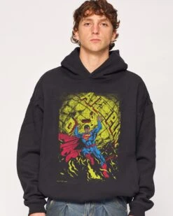 DC Superman Fire Hoodie