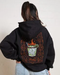 Spicy Marg Hoodie 8 Spicy Marg Hoodie -Threadheads Clothing Black Hoodie Women Back 91ee28db 90ad 4e6e aa3f 9571542df55b