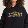 We're The Flintstones Hoodie -Threadheads Clothing Black Hoodie Women Front 1