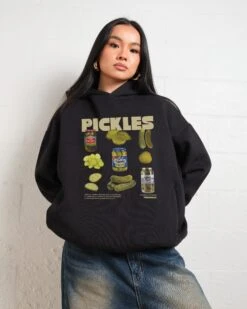 The Pickles Hoodie -Threadheads Clothing Black Hoodie Women Front 4f5be052 4ce8 4b21 ba6d 441c6752829a