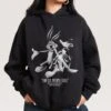 Looney Tunes Forever Frenemies Hoodie -Threadheads Clothing Black Hoodie Women Front 7fd4aed4 245a 4f21 ad05 4577eeaef1e3