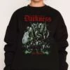 Darkness Sweatshirt -Threadheads Clothing Black Jumper Close Up Front 1 7516d2ac 96d6 4a9e a392 1482ace585ea