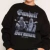 Showdown Sweatshirt -Threadheads Clothing Black Jumper Close Up Front 6d105818 b530 4f4d 9ed2 fc674133f177