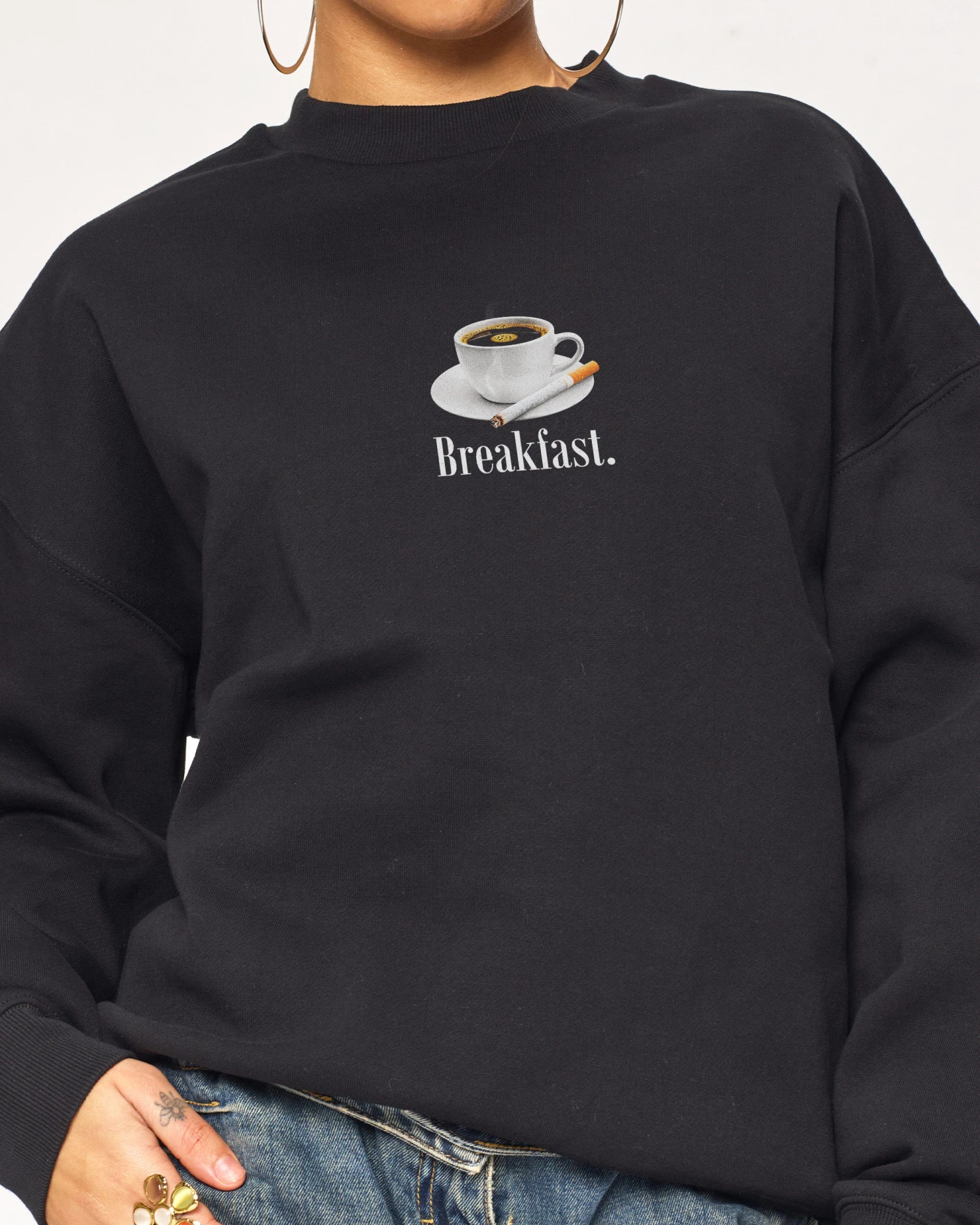 Breakfast Coffee Sweatshirt 3 Breakfast Coffee Sweatshirt