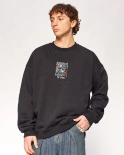 Smurfs Original Classic Sweatshirt -Threadheads Clothing Black Jumper Front 87a09d6f 6e5e 40cb bafe 9efca516ca64