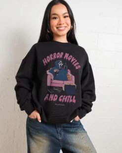 Horror Movies And Chill Sweatshirt