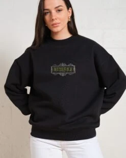 It's Show Time Sweatshirt -Threadheads Clothing Black Jumper Women Front 2e3c8a3a 372d 482d 8439 04fd6a72d56a