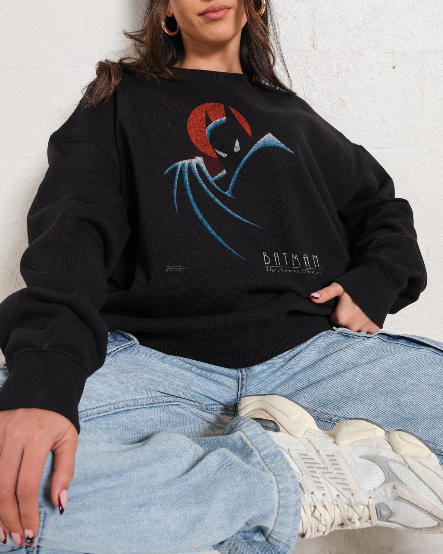 DC Batman The Animated Series Logo Sweatshirt 3 DC Batman The Animated Series Logo Sweatshirt