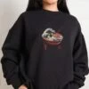 Great Ramen Wave Sweatshirt -Threadheads Clothing Black Jumper Women Front 9d64b438 5534 494f a193 a2121df037c8