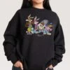 Looney Tunes It’s All Good In The Neighborhood Sweatshirt -Threadheads Clothing Black Jumper Women Front fd5e9689 ec2a 4432 b441 ac9198669336