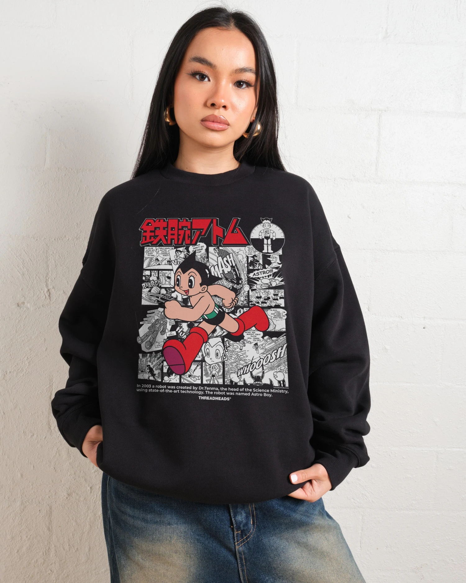 Manga Story Astro Boy Sweatshirt 5 Manga Story Astro Boy Sweatshirt - Image 3