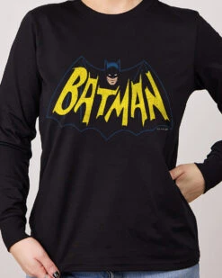 DC Batman Vintage 60s Logo Long Sleeve