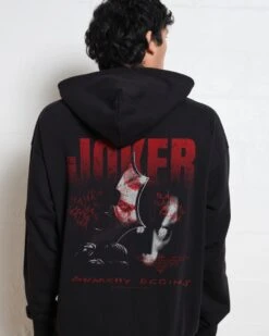 The Joker Batarang Hoodie 8 The Joker Batarang Hoodie -Threadheads Clothing Black Men Hoodie Back dc5882fa 34c1 46e6 ba61 b6fd7e848a22
