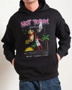 Not Today Satan Hoodie -Threadheads Clothing Black Men Hoodie Front 06f9eb1b f476 4752 ac2c cc4985777a40