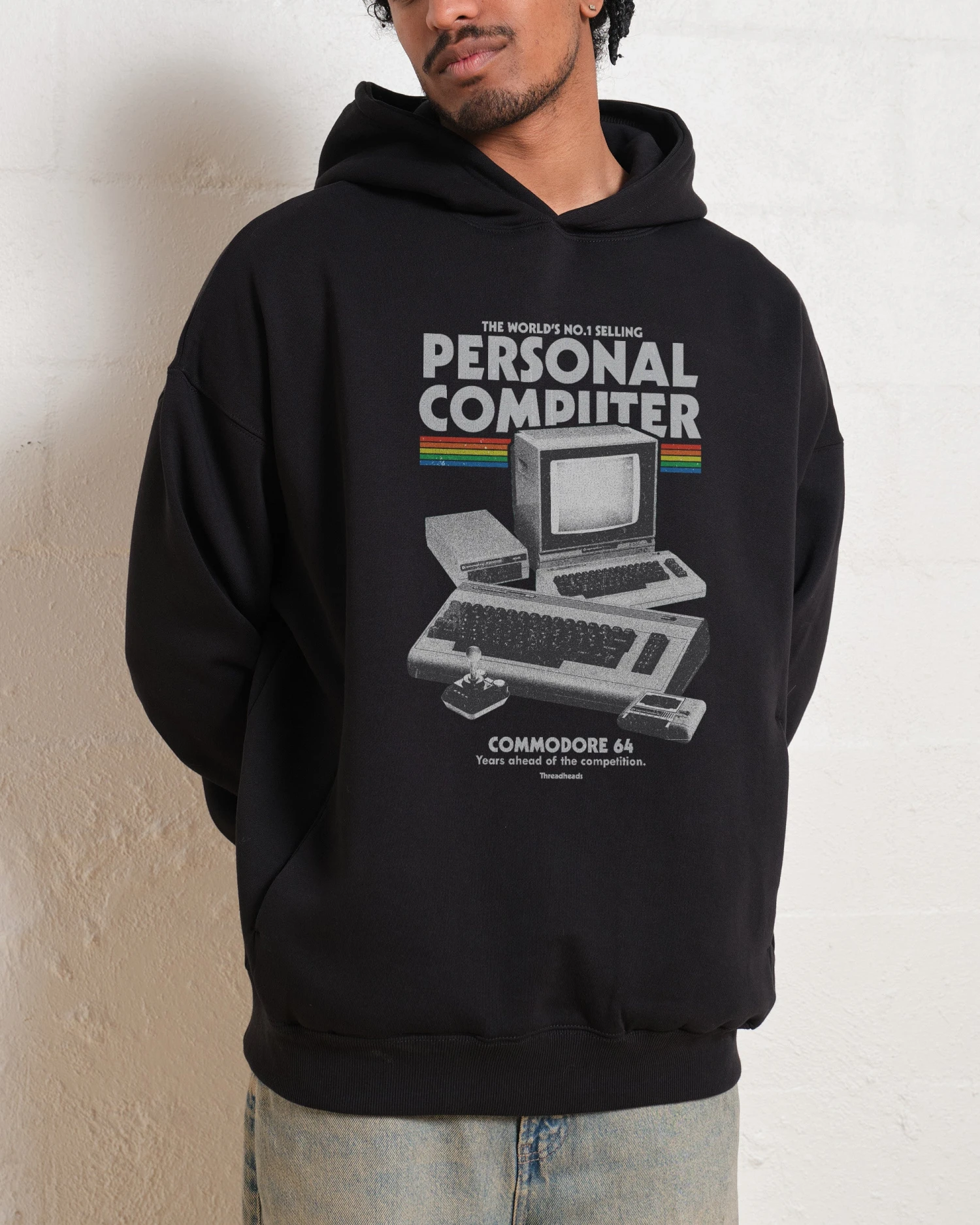 Retro Commodore 64 Hoodie 4 Retro Commodore 64 Hoodie - Image 2
