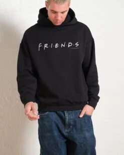 Friends Logo Hoodie 11 Friends Logo Hoodie -Threadheads Clothing Black Men Hoodie Front 929745b9 2669 443e 82ba 3a7d6de7106f