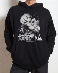 Astro Boy Black And White Hoodie -Threadheads Clothing Black Men Hoodie Front a6c85344 5469 448d ad29 2abe47a669dc