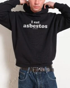 I Eat Asbestos Hoodie -Threadheads Clothing Black Men Hoodie Front a74f1b6f fe9f 4735 b7b4 b6168265f43a