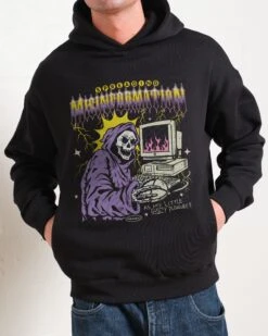 Spreading Misinformation Hoodie -Threadheads Clothing Black Men Hoodie Front b1942271 45bc 4f5a aca0 c44c5ece5c64