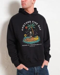 Another Fine Day Ruined By Responsibility Hoodie 11 Another Fine Day Ruined By Responsibility Hoodie -Threadheads Clothing Black Men Hoodie Front c92eebdc 3c76 406c 9e3c a6e98e09fe38